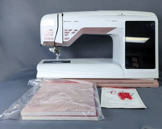 Husqvarna Viking Designer EPIC 2 Sewing Machine Including Embroidery Accessories In Zippered Carry Case