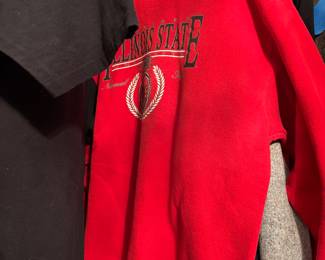 Several Ohio State sweatshirts