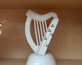Belleek Harp figurine