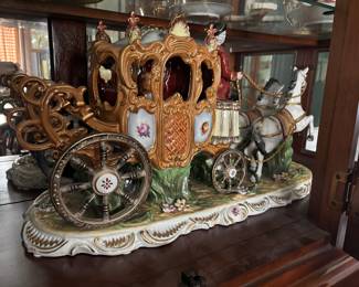 Huge Dresden Porcelain figurine 