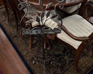 Metal decorative music stand