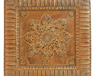 Hammered Metal Wall Decor