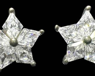 925 Silver Star Stud Earrings