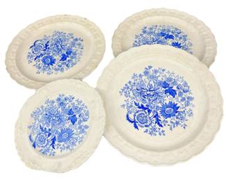 Vintage Taylor Smith Blue Floral China