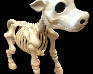 Large Cow Skeleton Halloween Decor