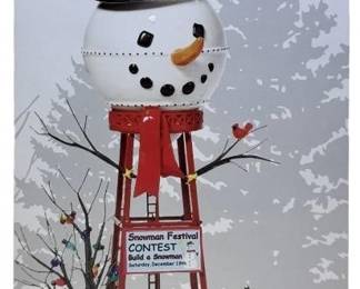 Department 56 Snowman Watertower