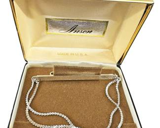 Anson Silver Tone Tie Clip with Box