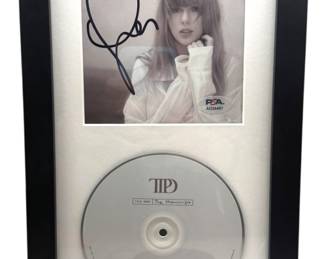 Framed Taylor Swift Signed CD