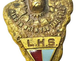 1930s1940s Wright Street LHS Brass Medal
