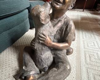 Marianne Caroselli sculpture. bronze 