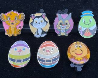 Disneyland Hong Kong Trading Pins * Jiminy Cricket; Dopey & Doc; Simba; Thumper