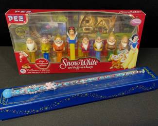 Disney Pez Collection * Disney Princess Wand* Snow White And The Seven Dwarves