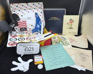 2~ D23 Official Disney Fan Club Kits * Nine Old Men & Birthday Party Kit