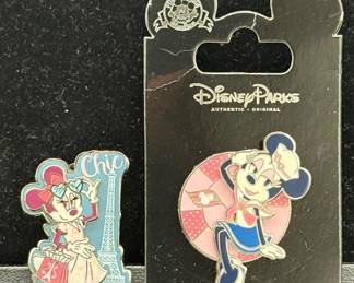Disney Minnie Mouse Trading Pins * Epcot World Showcase: Minnie In Paris * NEW Disney Cruise Line