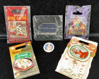 Disney NEW trading Pins * Star Wars, CP30 * Disneyland Paris Mickey Mouse 5K And Chip & Dale