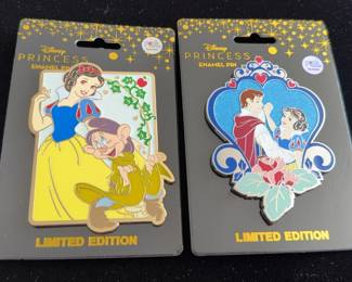 Disney New Trading Pins * Limited Edition Snow White, Dopey & Her Prince