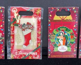 Disney NEW Christmas Trading Pins * Limited Edition Goofy, Donald & Daisy Duck * Chip & Dale