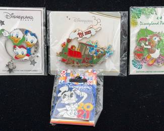 Disneyland Paris NEW trading Pins * Donald Duck, Limited Ed. Daisy & Nephews! * ETE Train 2022