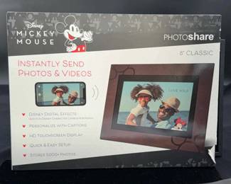 Disney Classic 8" PhotoShare Smart Digital Picture Frame NEW Open Box
