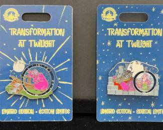 Disney NEW Trading Pins * Limited Edition ‘Transformation At Twilight’ RobinHood & Merlin Characters