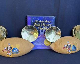 Disney Monogrammed Mouse Ears Hats , Hidden Magic Disney World Planner 2012