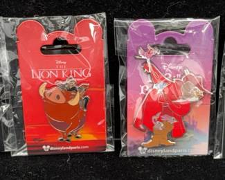 Disneyland Paris New Trading Pins * Lion King’s Pumba & Timon * Bambi‘s Thumper & Flower