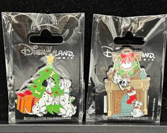 Disneyland Paris NEW Trading Pins * 101 Dalmations * Limited Edition 700 Christmas tree