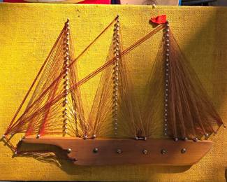 String art ship
