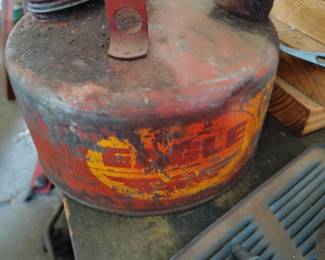 Vintage gas can