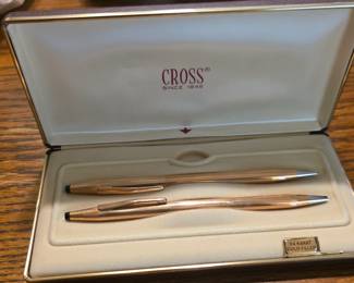 14k Gold filled Cross Pen Pencil Set
