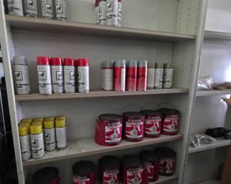 Paint
Spray paint