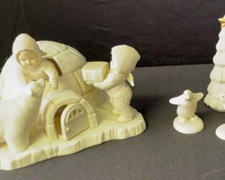 Snow Babies Figures Igloo And Penguins