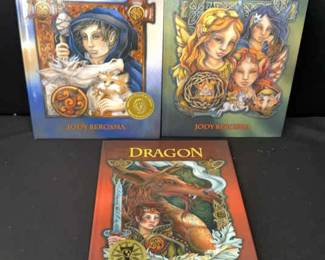 PNW Artist ‘Jody Bergsma’ Autographed Books * Wizard, Dragon & Faerie * Award Winning