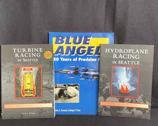 Author Signed Blue Angels * Hydroplane Racing Seattle Books