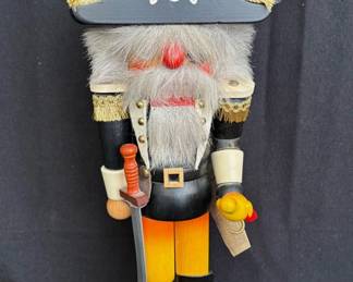 Christian Ulbricht 14.5” Tall Wooden Pirate Nutcracker