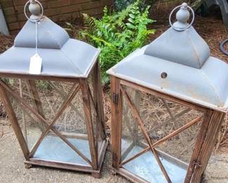 Large Rustic Lanterns