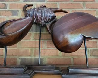 Carved Wooden Sea Sculptures