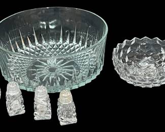 Set Of Crystal Servingware
