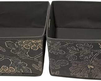 Floral Designed Storage Boxes