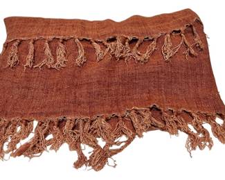 Linen Fringe Throw Blanket