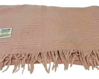 Vintage Faribo Wool Afghan Throw
