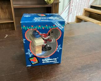 Disney Mickey Mouse "Brighten Up" Christmas Light-Up Ornament