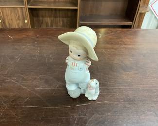 Homco Figurine #1436 Boy w/Dog