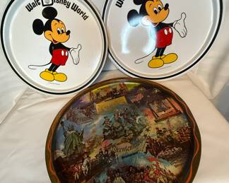 Assorted serving trays