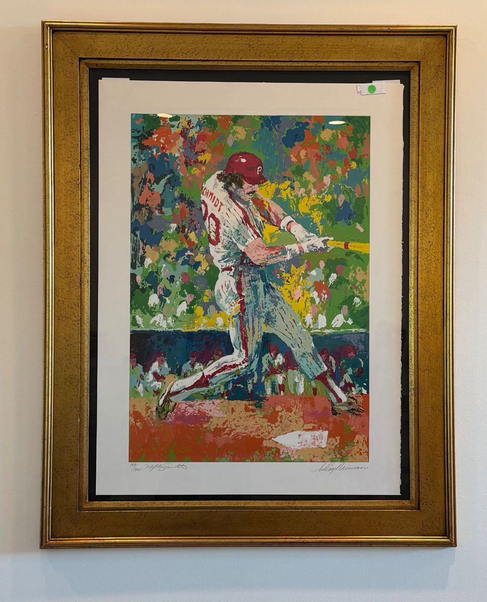Leroy Neiman signed print. Authentic large.