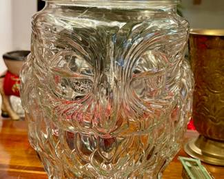 Owl cookie jar