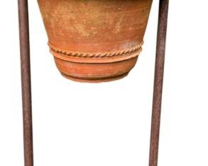 Plant Stand and Terracotta Pot