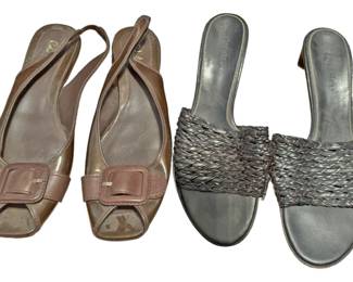 2 Pairs Cole Haan Leather Shoes