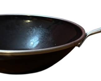 Large Black NonStick Wok