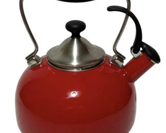 Red Chantal Tea Kettle